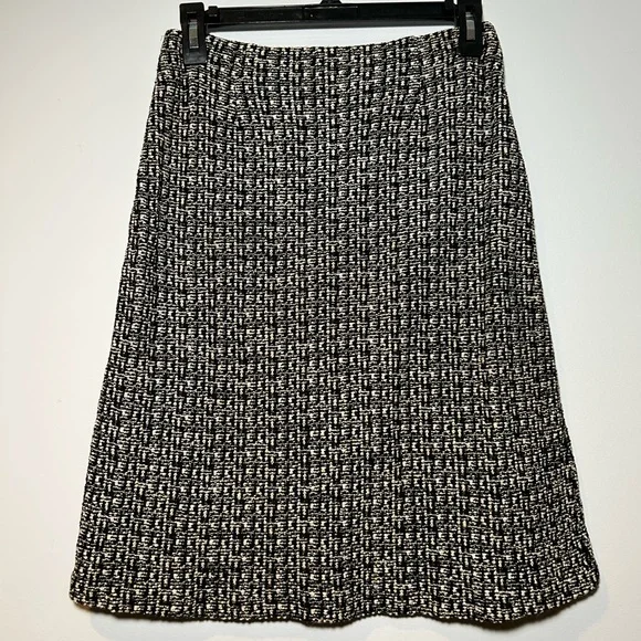 St. John Classic Black and White Tweed Suit Set - Picture 8 of 10